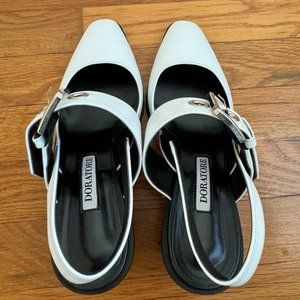 Doratore Trevi Slingback - White